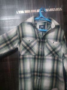 Zara Plaid Flannel Shirt