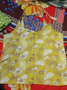 Floral Print Halter Top