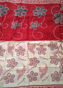 New pure Cotton Printed Saree - Desi Charm!