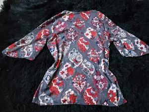 Floral Mesh Bollywood Inspired Y2k Kurti