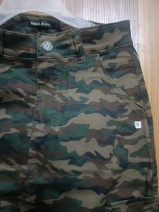 Cargo Denim Skirt