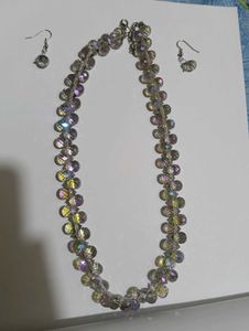 necklace with earing