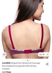 Lovable Striped Bra 34c