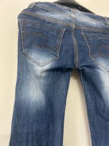Men Heavily Washed LowRiseDistressedSkinnyFitJeans