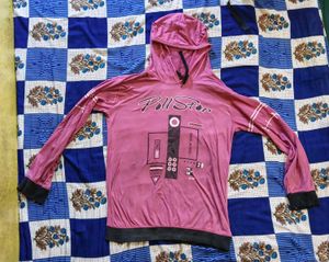 Pink Graphic Hoodie