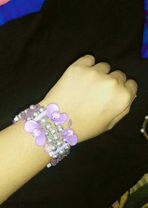 Pearl &amp; Rhinestone Bracelet Stack