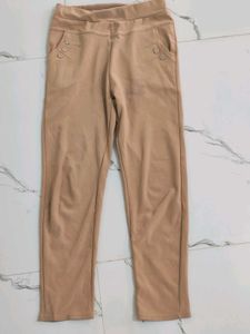 Casual Beige Pants