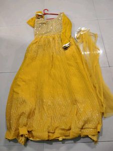 Yellow gown