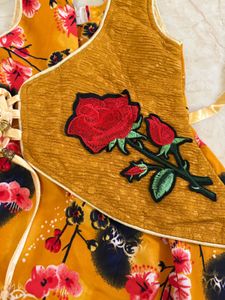 Floral Print Baby Dress