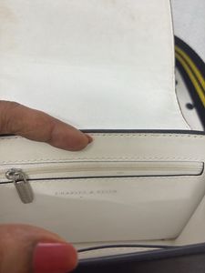 Charles And Keith Black Bag With Nylon Strap