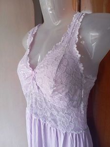 Lace Trim Slip Dress