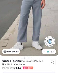 Light Blue Wide Leg Jeans