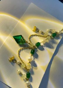Emerald Hue Fairy Necklace