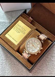 Women&#39;s Rose Gold Stainless Steel Chronograph