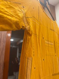 “Rangmanch” Mustard Aline Kurta
