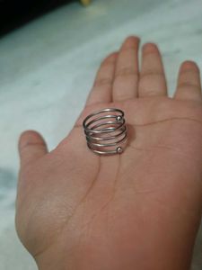 Spiral Silver Ring