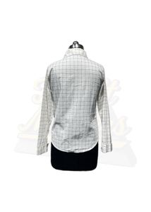 Checked White Shirt