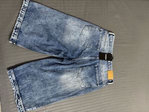 Knee Lenth Denim Short