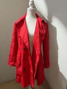 Olivia Lauren Red Long Jacket Looks Fabulous