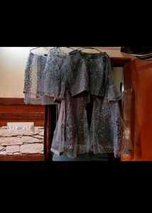 Festive 2 corset Kurta And sharara Set