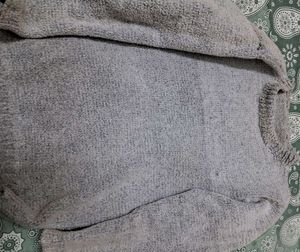 Cozy Gray Knit Sweater