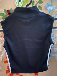 Black Striped Tank Top