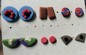 Weightless Handmade Air Dry Clay Earrings