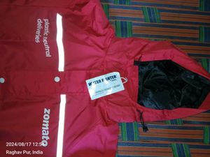 Brand New Zomato Heavy Raincoat