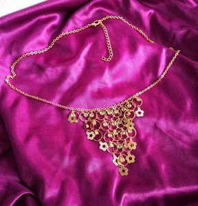 Gold Dangling Necklace