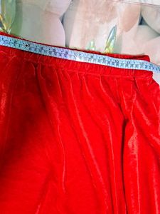 Red Velvet Indo-Western Dress