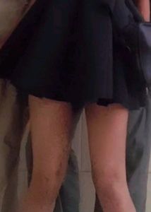 mini pleated skirt