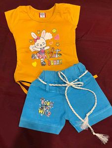 Cute Girls T-Shirt &amp; Shorts Set