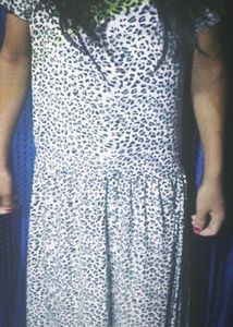 Midi Cℎeetah Print Dress ֶָ֢.
