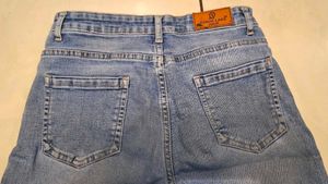 Blue casual denim jeans