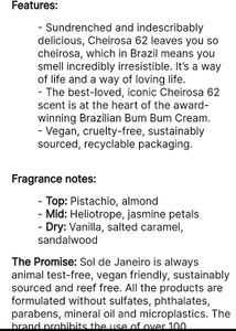 Sol De Janeiro 62 Mist ( Perfumed)