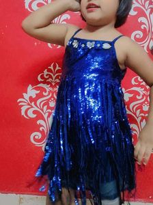 Beautiful Fringes Party Wear One Piece