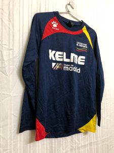 Kelme Blue Long Sleeve T Shirt
