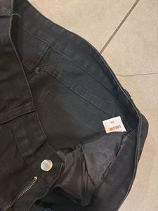 Urbanic Black Embroided Butterfly Jeans