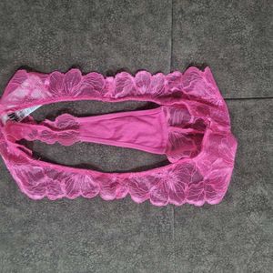 Pink Lace Briefs