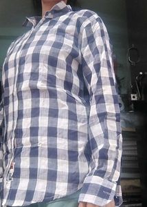 Men Checkered Spread Collar Casual Shirt