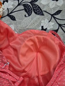 Polka Dot Peplum Top