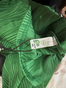 Green Cutout Midi Dress