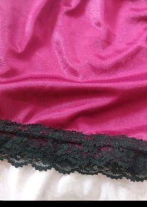 Satin Top And Short Set