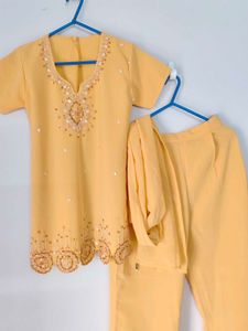 Cute Yellow Salwar Suit