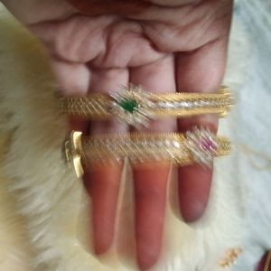 Shiny 1 Gramgold Bangles