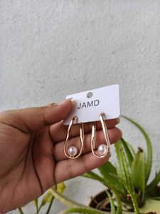 Pearl Drop Earrings + Crystal Evil Eye Bracelet✨