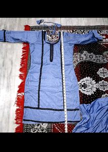 Beautiful Pakistani choudi mohri patyala Suit