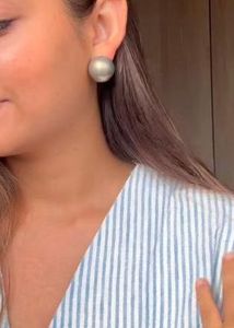 Over Sized Pearl Studs
