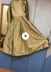 Last Call silk gown ..( dupatta not available)