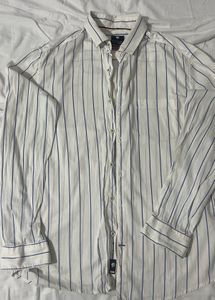 NETPLAY White Stripted Shirt